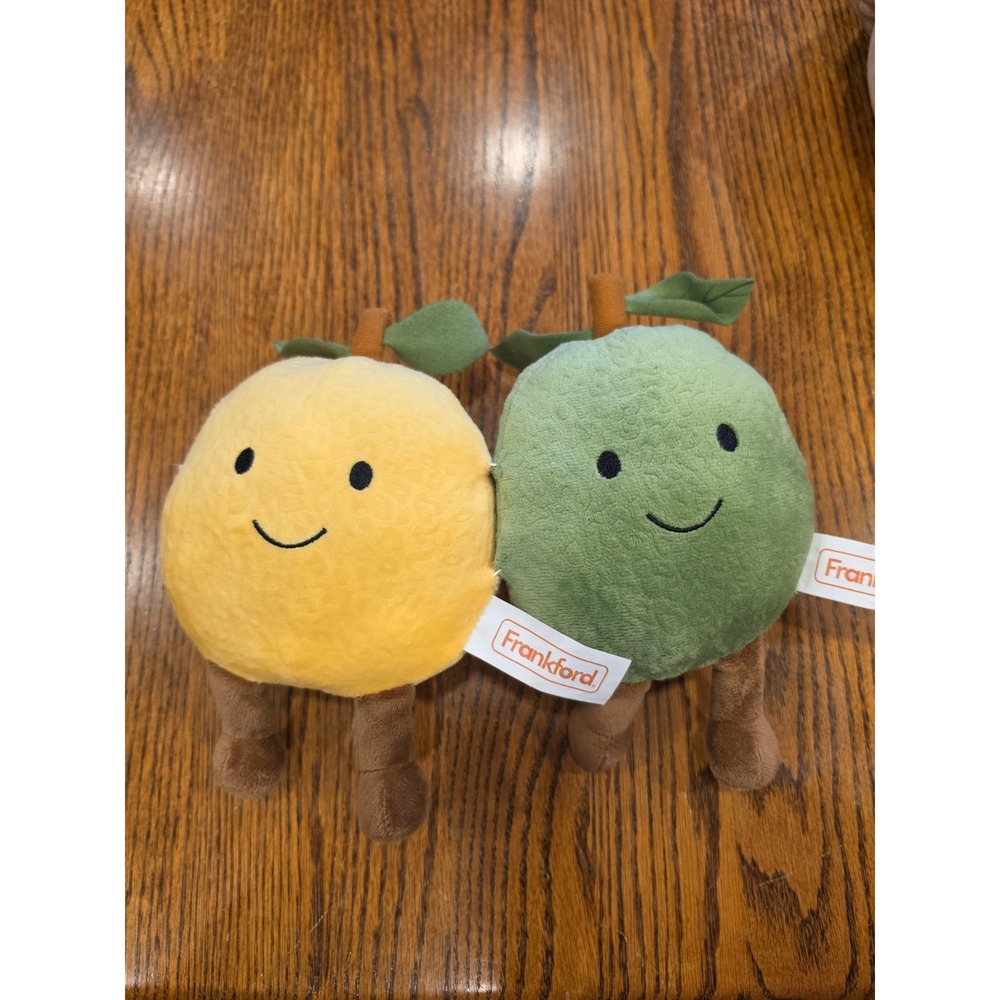 Frankford  10" Plush "You're my Main Squeeze" Pair Lemon Lime Couples